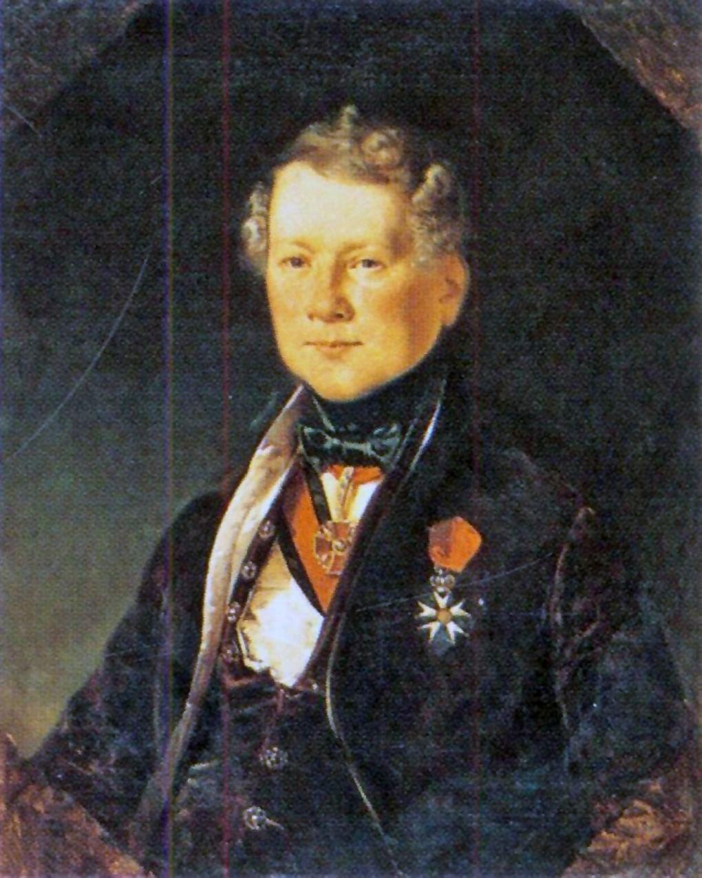 Евгений Плюшар. Портрет Огюста Монферрана. 1834. Государственный Русский музей, Санкт-Петербург