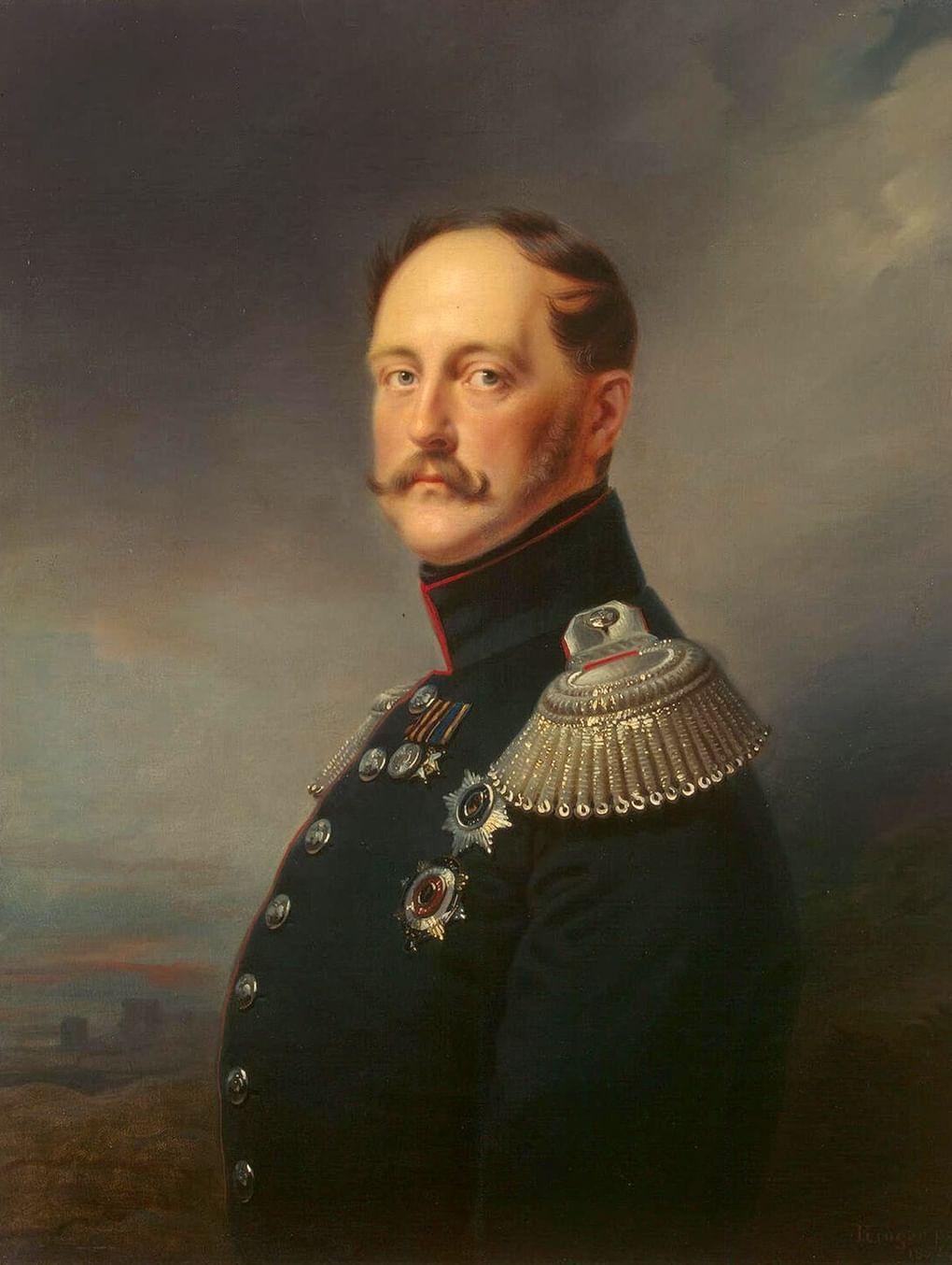 Франц Крюгер. Портрет Николая I. 1852. Государственный Эрмитаж, Санкт-Петербург