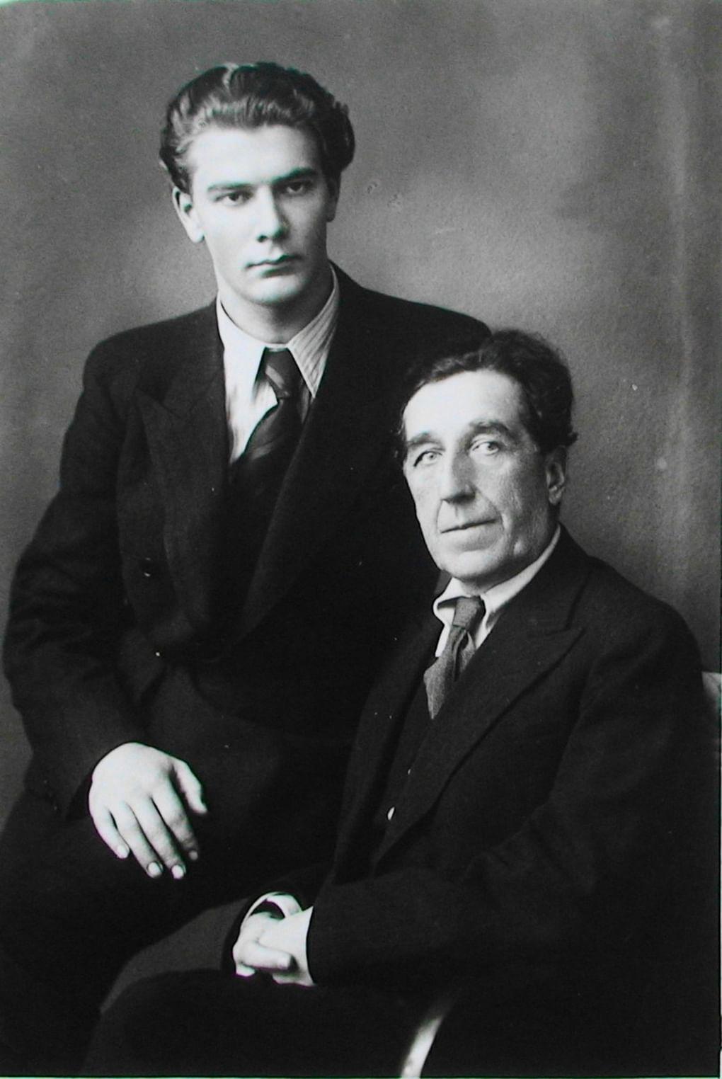 Алексис Раннит и Игорь Северянин. 1930-е. Фотография: pereprava.org
