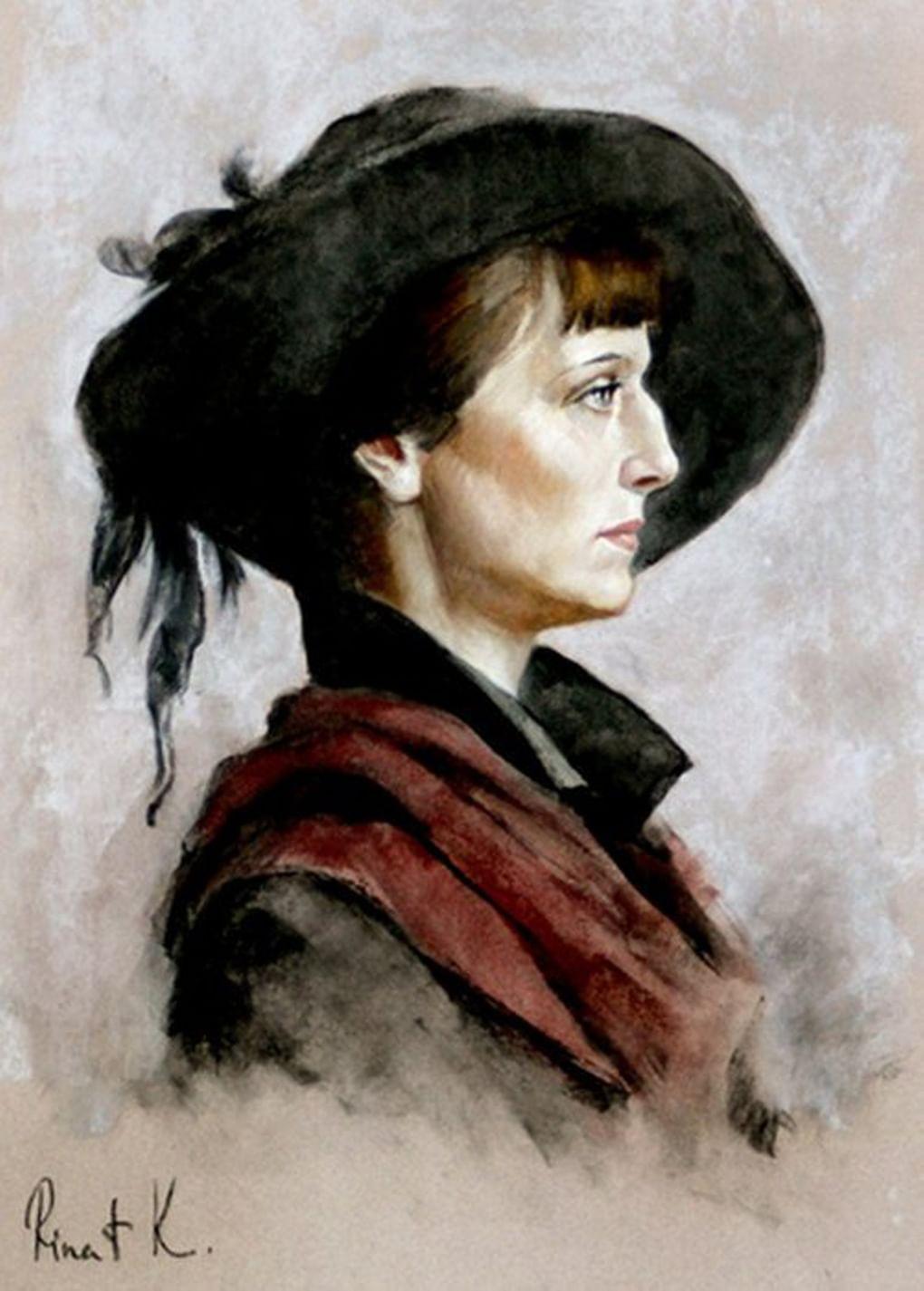 Ринат Курамшин. Портрет Анны Ахматовой