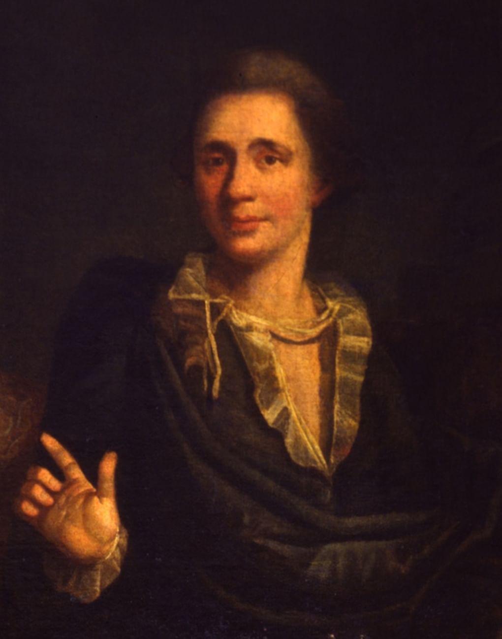 Иван Некрасов. Портрет Василия Баженова в кругу семьи (фрагмент). 1770-е. Государственный научно-исследовательский музей архитектуры имени А.В. Щусева, Москва
