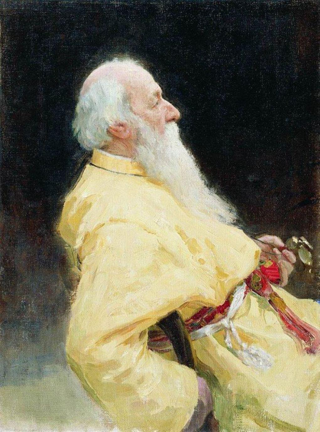 Илья Репин. Портрет Владимира Стасова. 1905. Государственный Русский музей