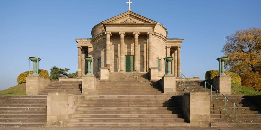 Основное изображение обзора объекта "Церковь Екатерины в Штутгарте, мавзолей на холме Вюртемберг (Ротенберг)"