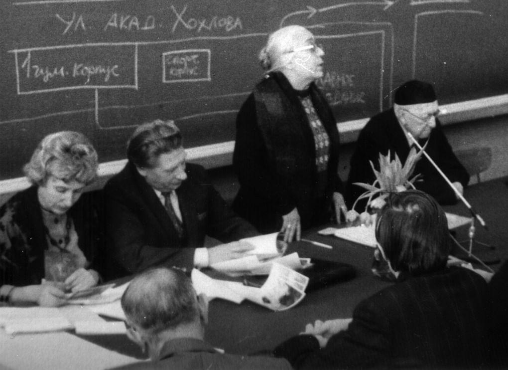 Алексей Лосев на «Дне открытых дверей». 1984. Фотография: taday.ru