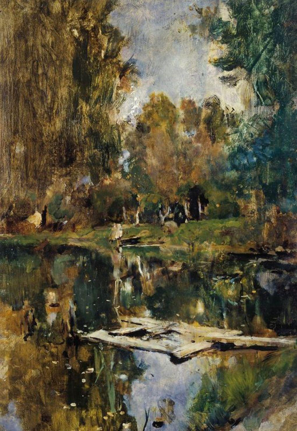 Валентин Серов. Прудик. Абрамцево. 1886. Государственная Третьяковская галерея