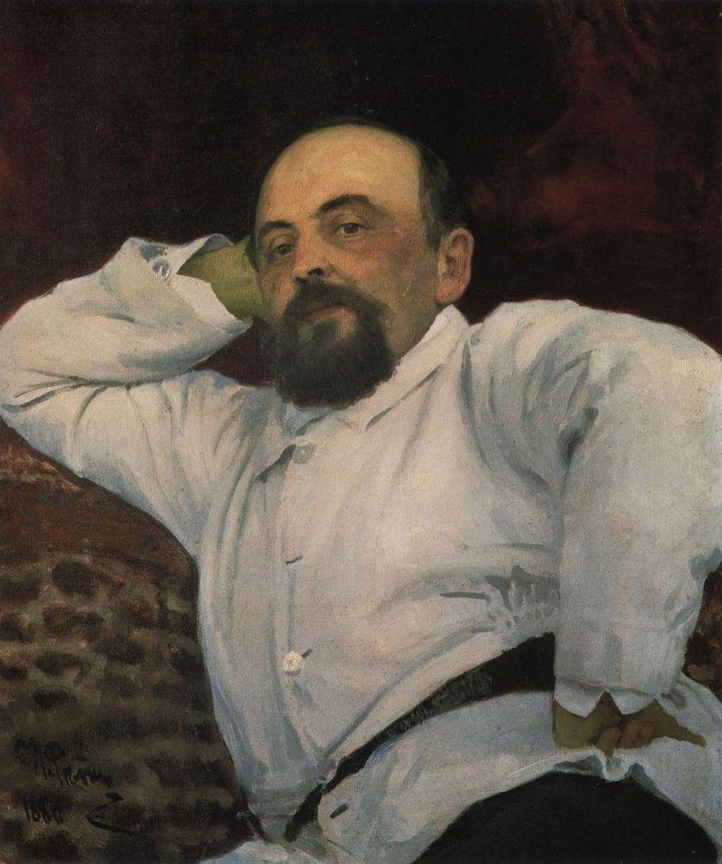 Илья Репин. Портрет Саввы Морозова. 1880. Государственный театральный музей им. Бахрушина