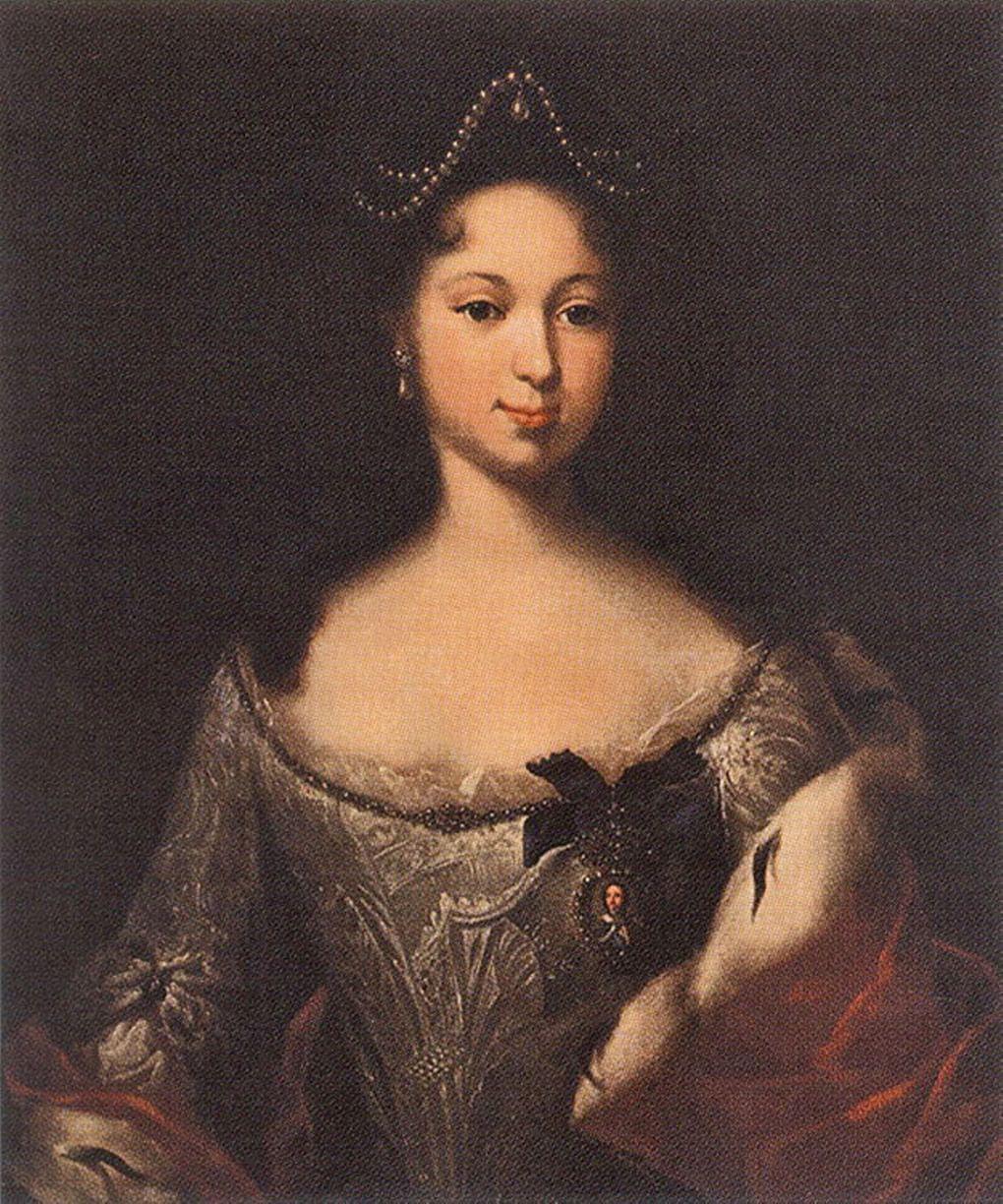 Иоганн Готфрид Таннауэр. Александра Меншикова. 1722-1723. Изображение: mmsk.ru