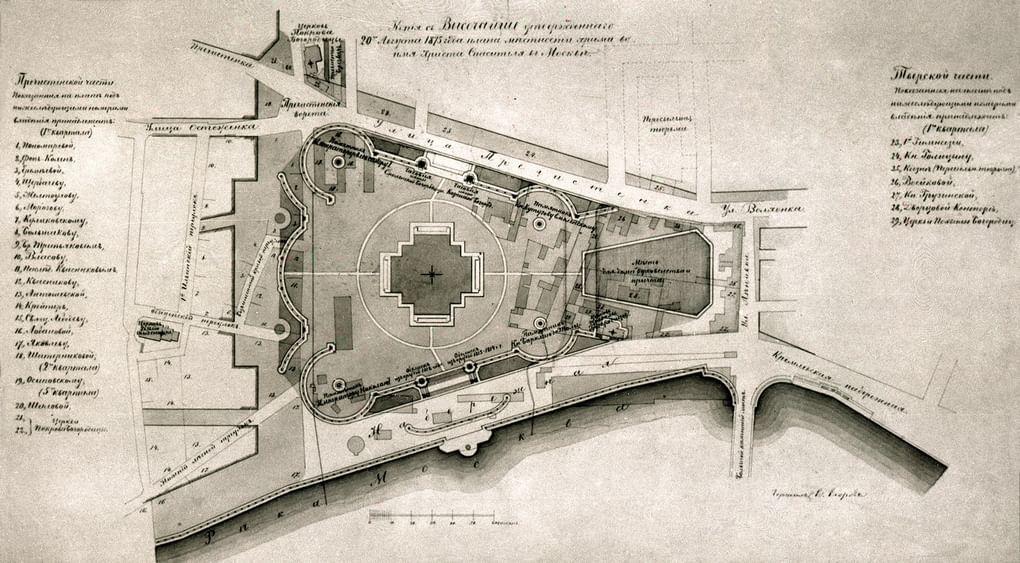 Проект храма Христа Спасителя, архитектор Константин Тон
