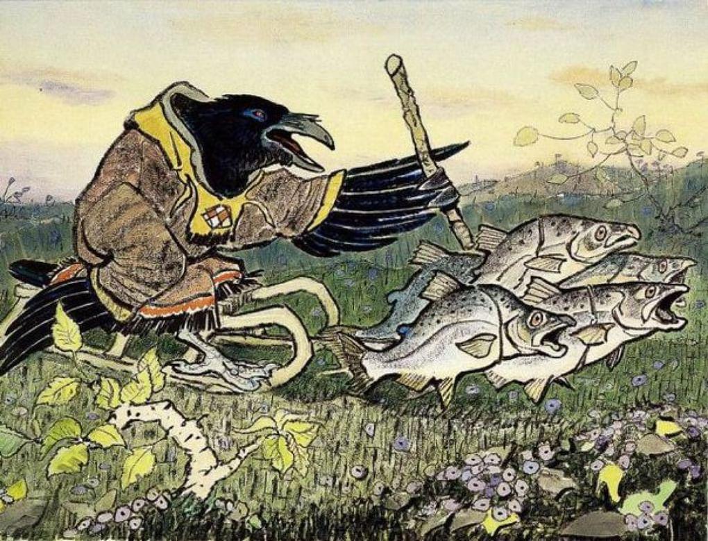 Ворон Кутха. Сказки народов Севера. Ил. Е. Рачева. М.: Малыш. 1976 г.