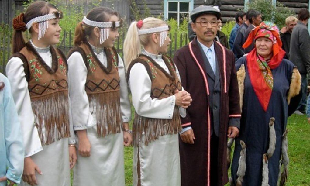 А. Кондияков на празднике в деревне Пасечное