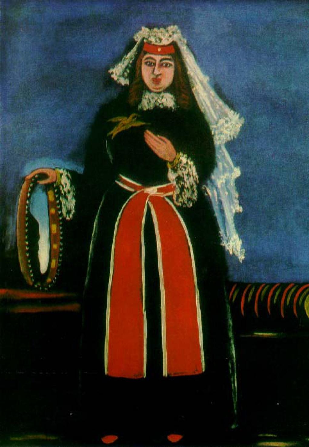 Грузинка с тамбурином