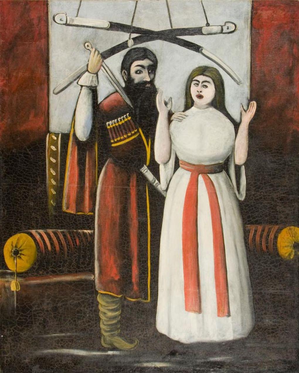 Брат и сестра. Сцена из спектакля