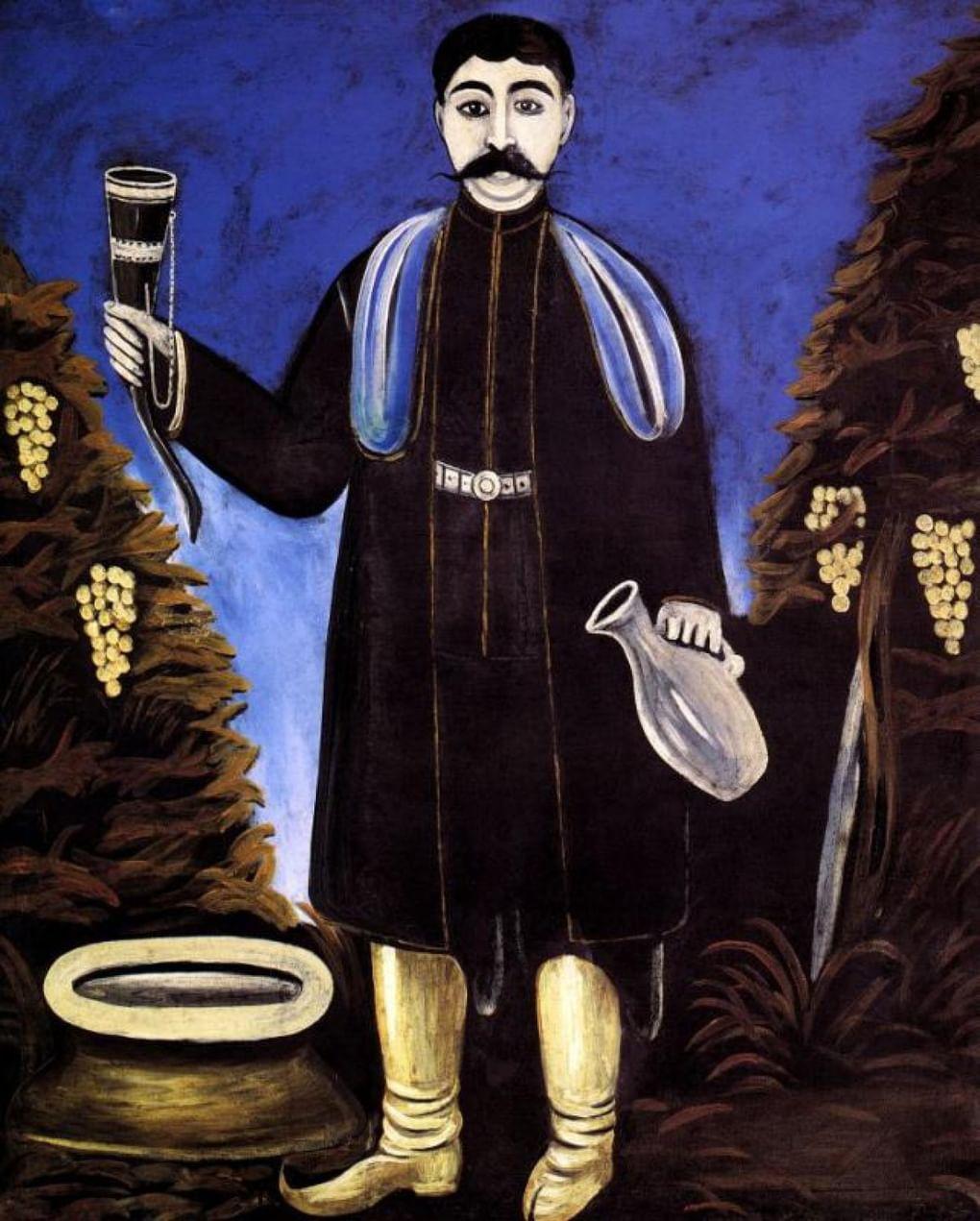 Князь с рогом вина