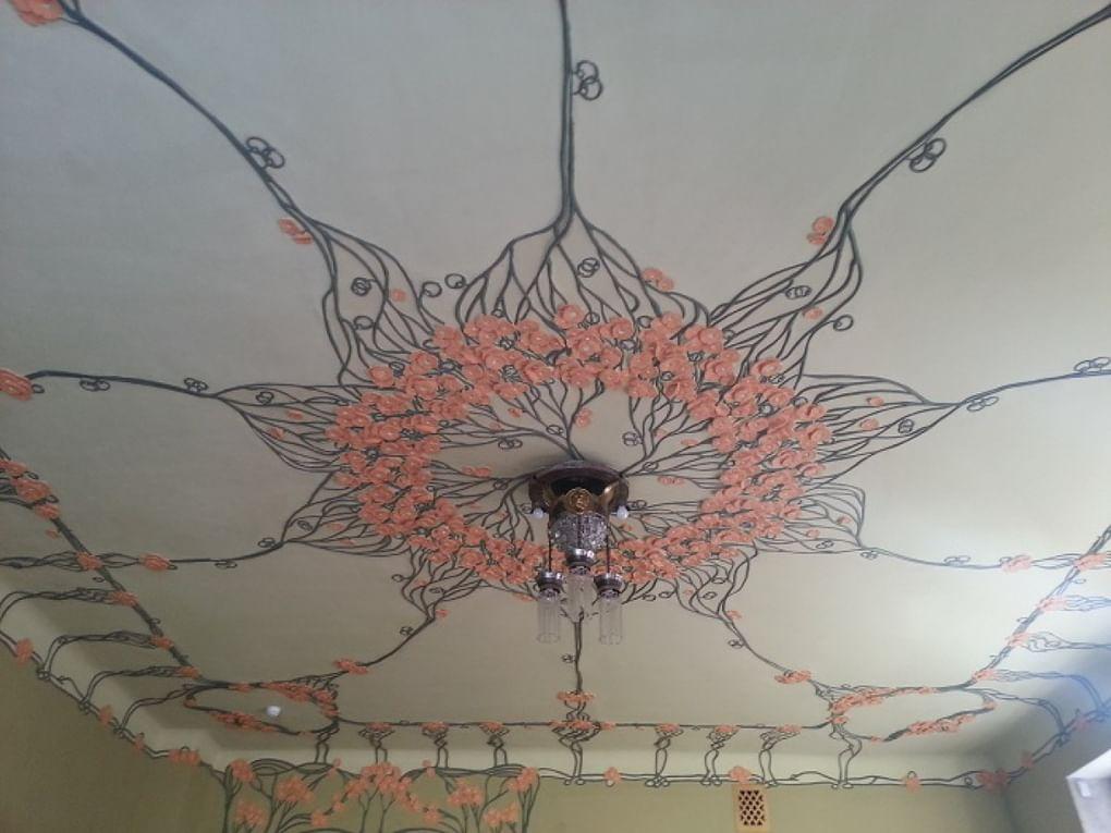 Декор потолка в особняке А. Курлиной в Самаре