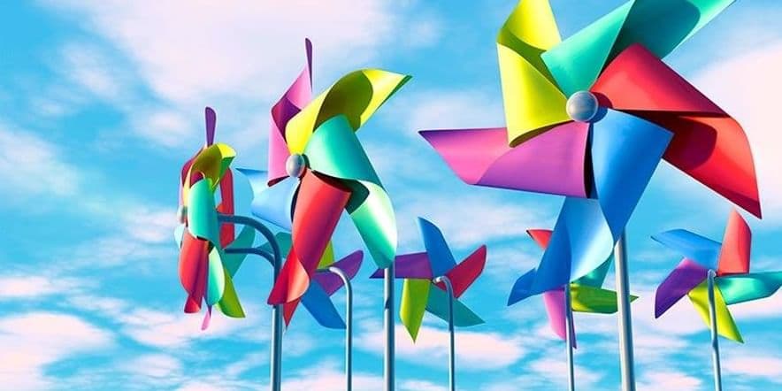 Основное изображение для события Мастер-класс оригами «Ветряная вертушка»