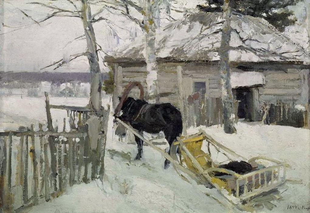 Константин Коровин. Зимой. 1894. Государственная Третьяковская галерея, Москва