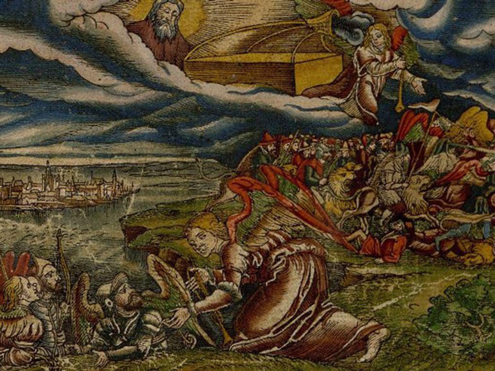 Неизвестный художник. Апокалипсис. Смерть грешников и спасение праведников (фрагмент). 1-я половина XVI века. Государственный Эрмитаж, Санкт-Петербург