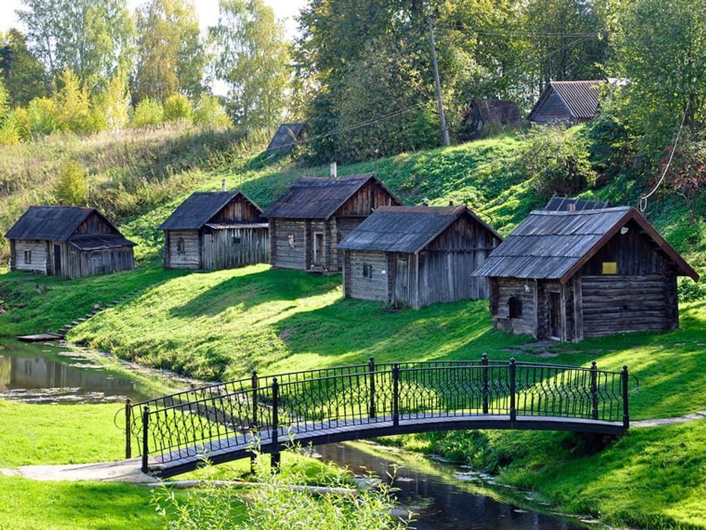 Музей «Банька по-черному». Село Вятское, Ярославская область. Фотография: Сергей Голованов / фотобанк «Лори»