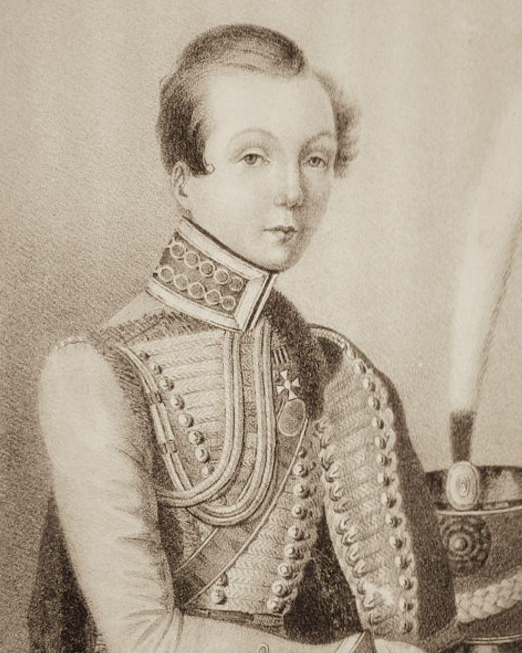 Неизвестный художник. Портрет Надежды Дуровой. 1839. Государственный музей А.С. Пушкина, Москва