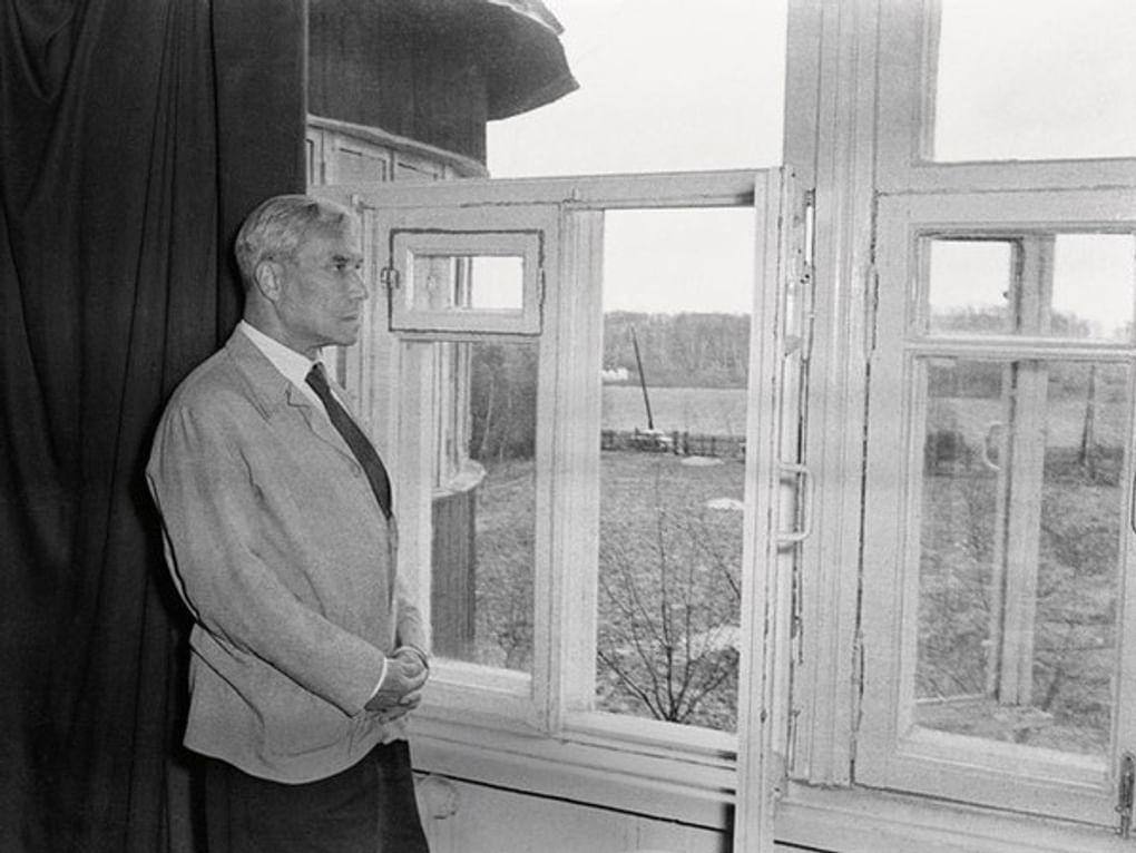 Борис Пастернак на даче в Переделкине. Дом-музей Б.Л. Пастернака, Переделкино, Москва