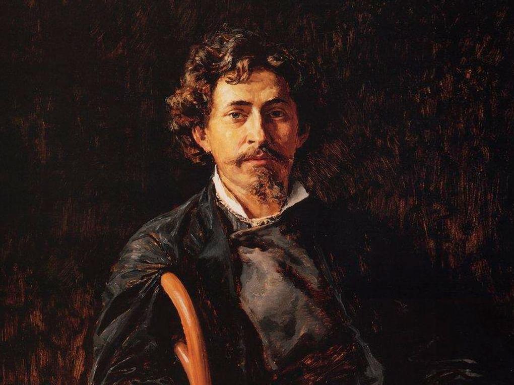 Василий Поленов. Портрет художника Ильи Репина (фрагмент). 1876. Государственная Третьяковская галерея, Москва