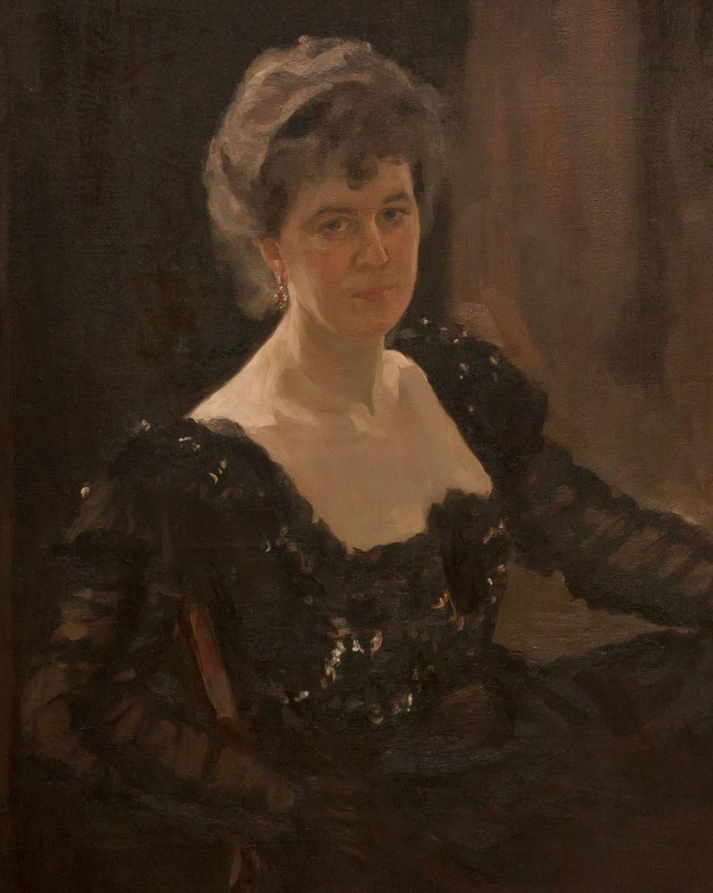 Валентин Серов. Портрет Марии Тенишевой (фрагмент). 1898. Смоленский государственный объединенный исторический и архитектурно-художественный музей-заповедник, Смоленск