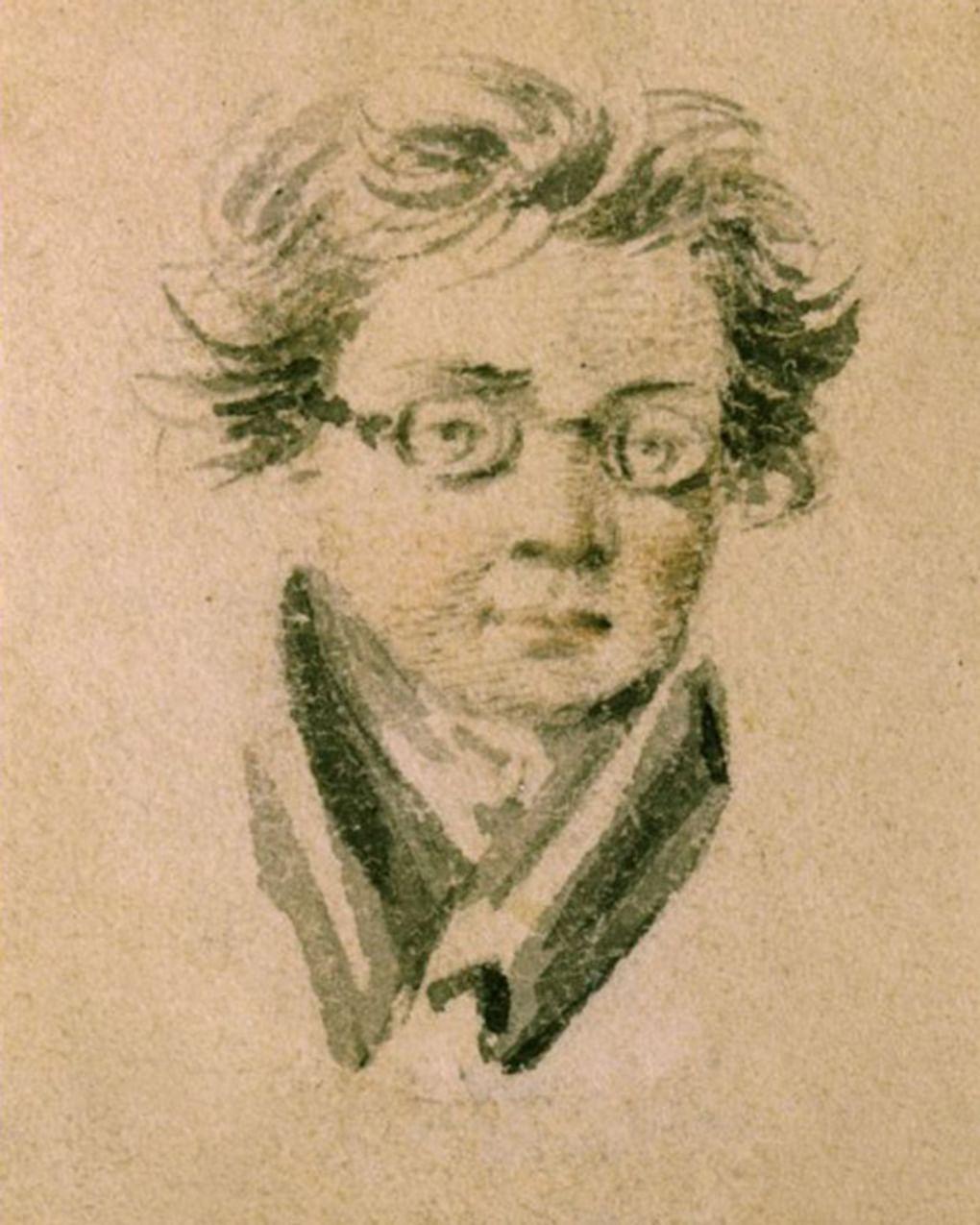 Павел Яковлев. Портрет Антона Дельвига (фрагмент). 1818. Всероссийский музей А.С. Пушкина, Санкт-Петербург