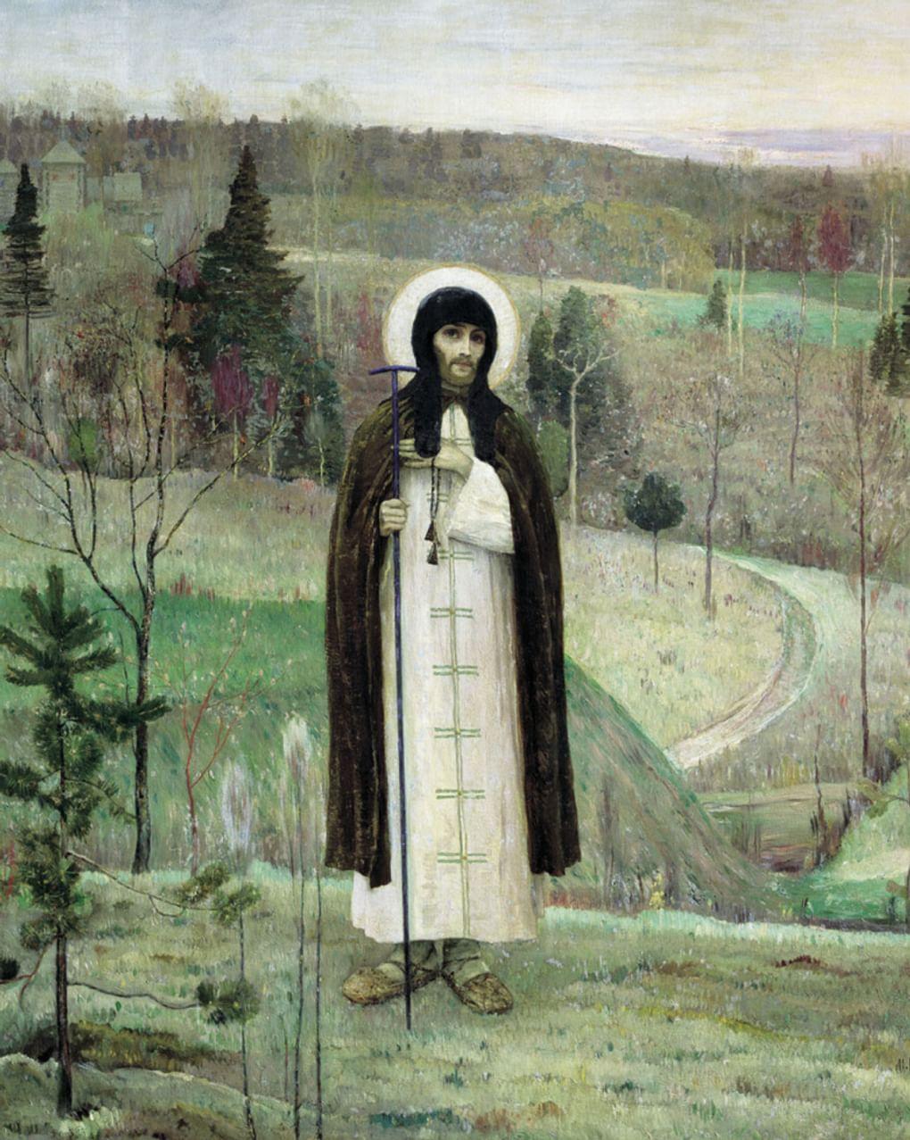 Михаил Нестеров. Преподобный Сергий Радонежский (фрагмент). 1890-е годы. Государственный Русский музей, Санкт-Петербург
