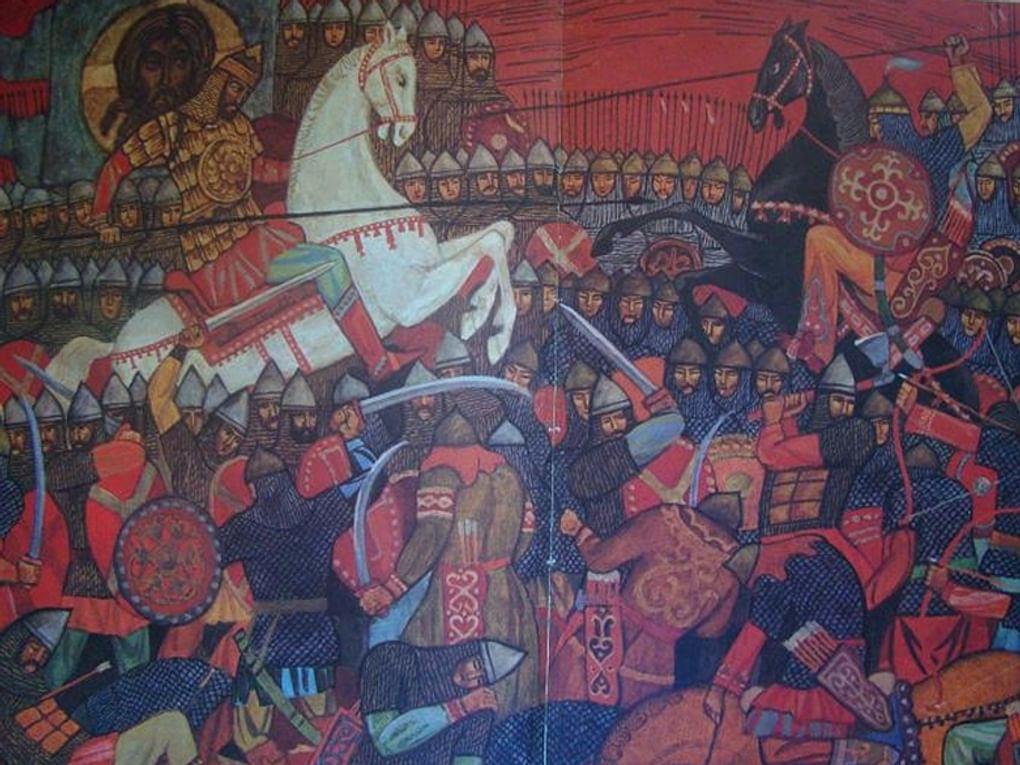 Владимир Семенов. Иллюстрация к книге «Слово о полку Игореве». Ленинград: издательство «Художник РСФСР», 1971