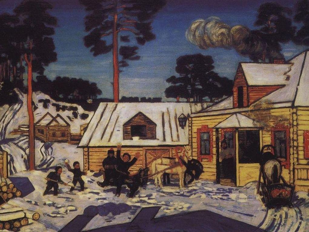 Николай Крымов. Новый трактир. 1909. Государственная Третьяковская галерея, Москва