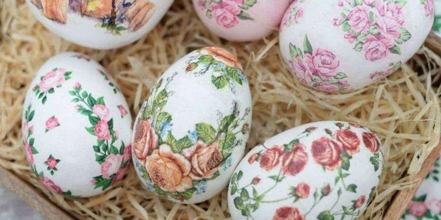 Основное изображение для события Мастер-класс «Радуемся Пасхе, красим яйца в краске»