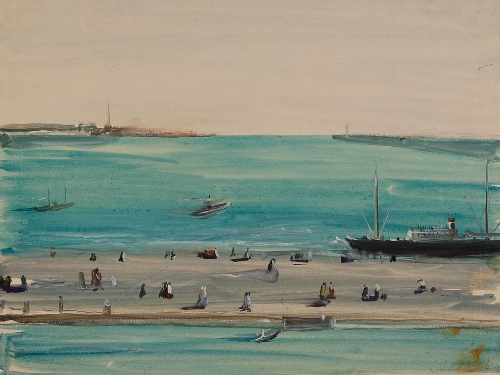 Александр Лабас. Лазурное море. 1936. Волгоградский музей изобразительных искусств им. И.И. Машкова, Волгоград / © Бескина-Лабас О.М. 2024