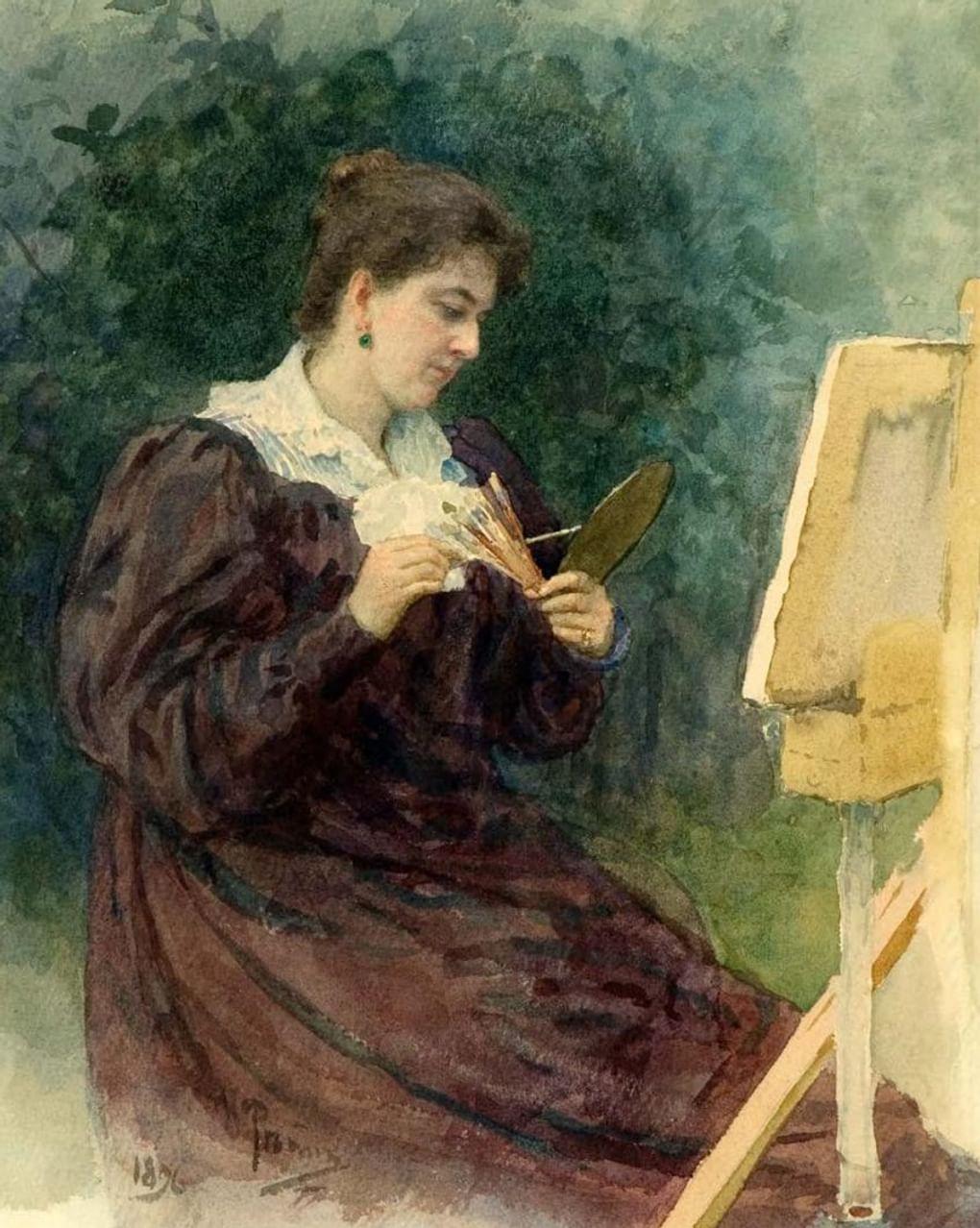 Константин Коровин. Портрет Марии Тенишевой (фрагмент). 1899. Смоленский государственный объединенный исторический и архитектурно-художественный музей-заповедник, Смоленск