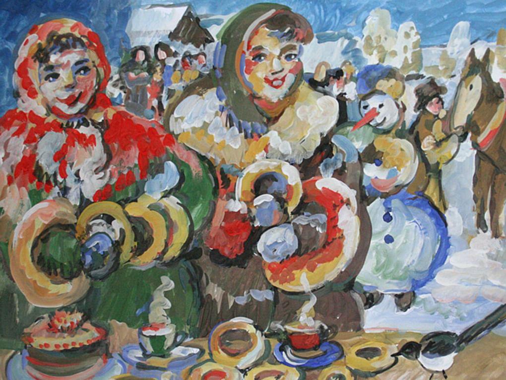 Виктор Винокуров. Ярмарка. 2007. Екатеринбургский музейный центр народного творчества «Гамаюн», Екатеринбург