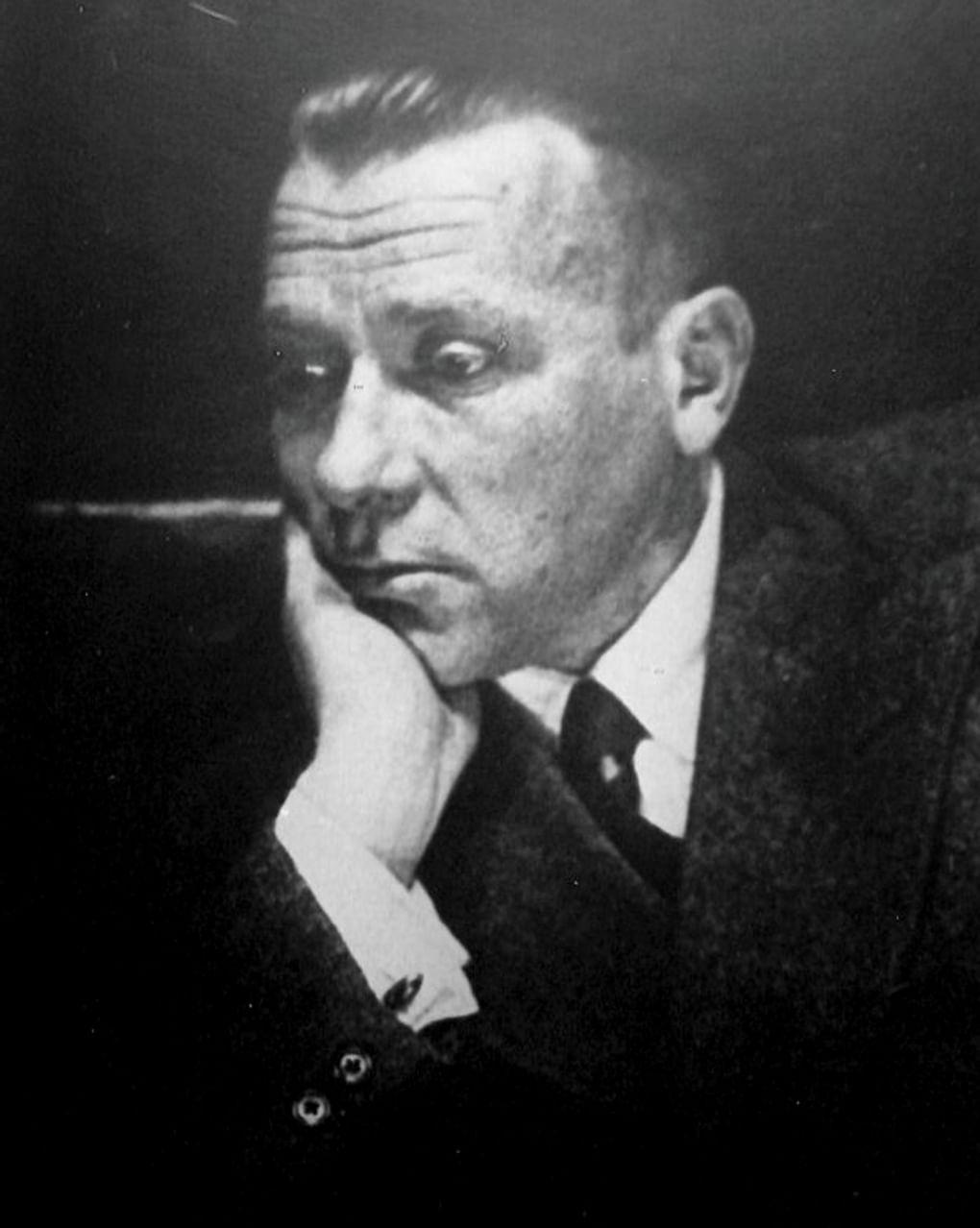Михаил Булгаков на генеральной репетиции пьесы «Мольер» («Кабала святош») в МХАТе. Москва, 1936 год. Фотография: Музей М.А. Булгакова, Москва