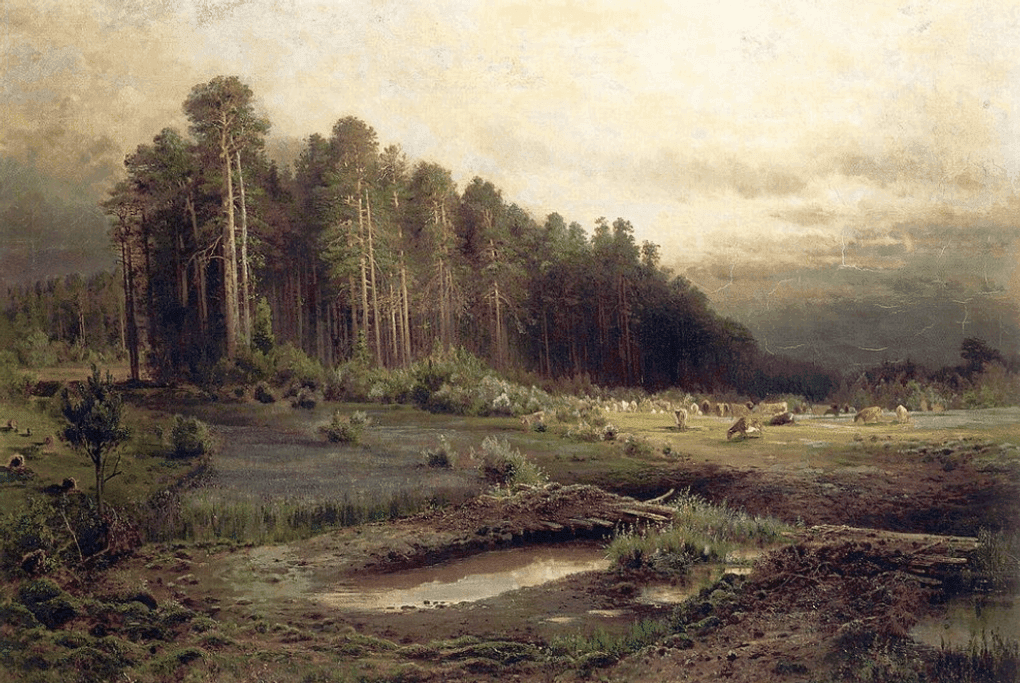 Алексей Саврасов. Лосиный остров в Сокольниках. 1869. Государственная Третьяковская галерея, Москва