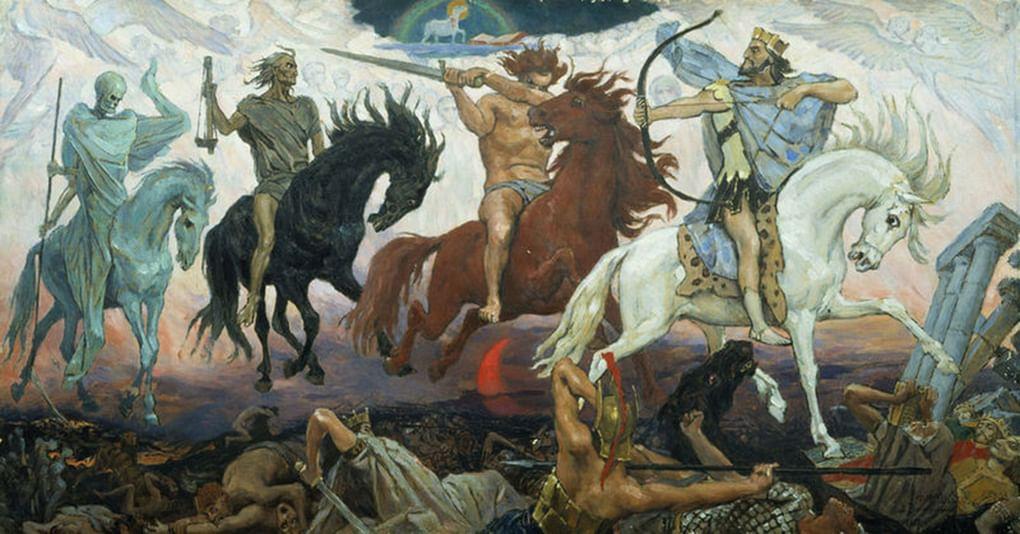 Виктор Васнецов. Воины Апокалипсиса. 1887. Государственный музей истории религии, Санкт-Петербург