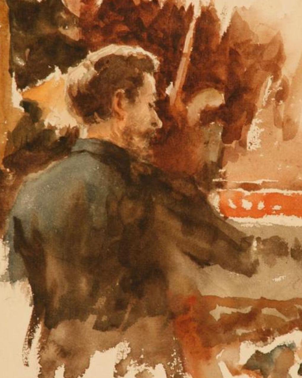 Александр Куренной. Илья Репин в имении Талашкино. 1896. Челябинский государственный музей изобразительных искусств, Челябинск