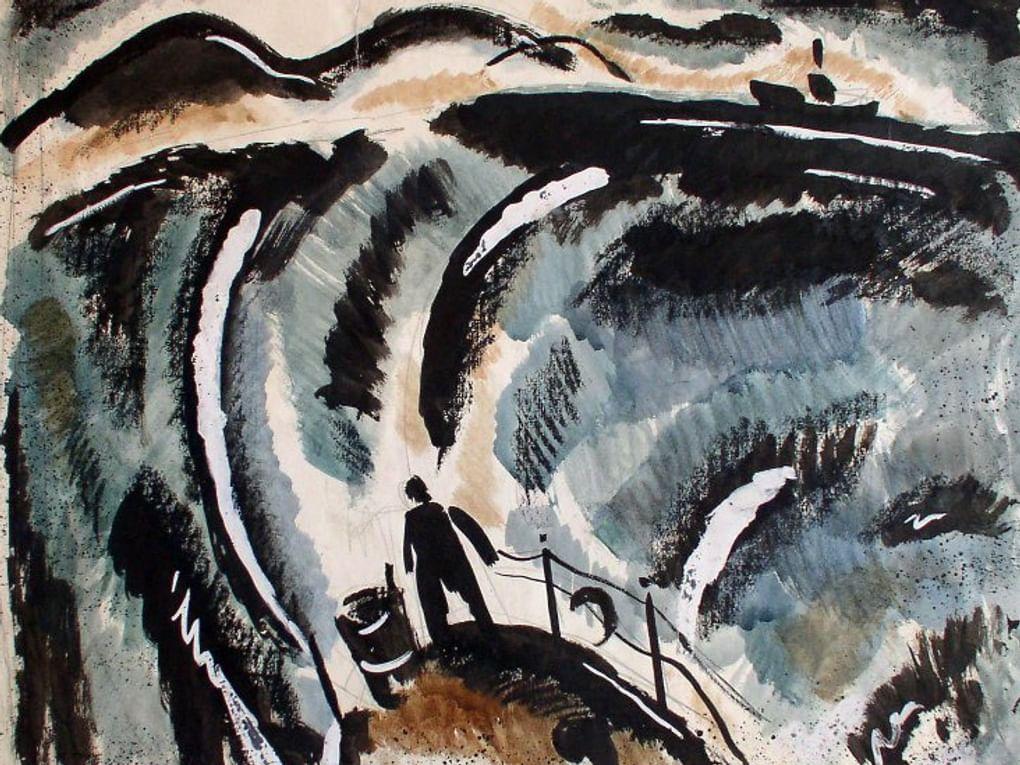 Кирилл Соколов. Пейзаж из серии «Байкал». Середина 1960-х годов. Государственный историко-художественный музей «Новый Иерусалим», Истра, Московская область