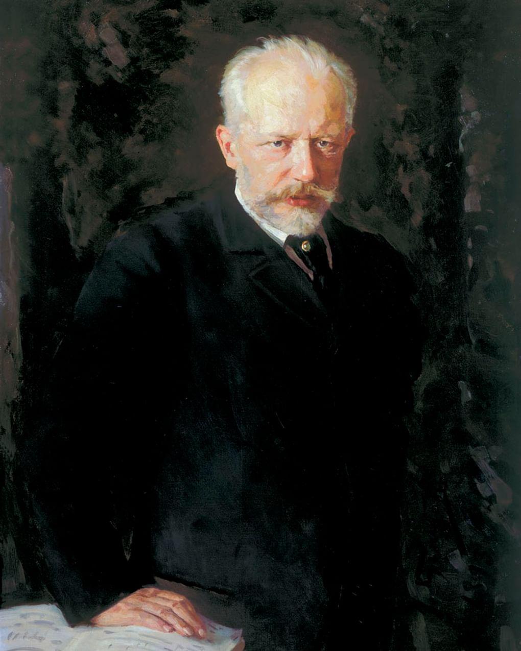 Николай Кузнецов. Портрет композитора Петра Чайковского. 1893. Государственная Третьяковская галерея, Москва