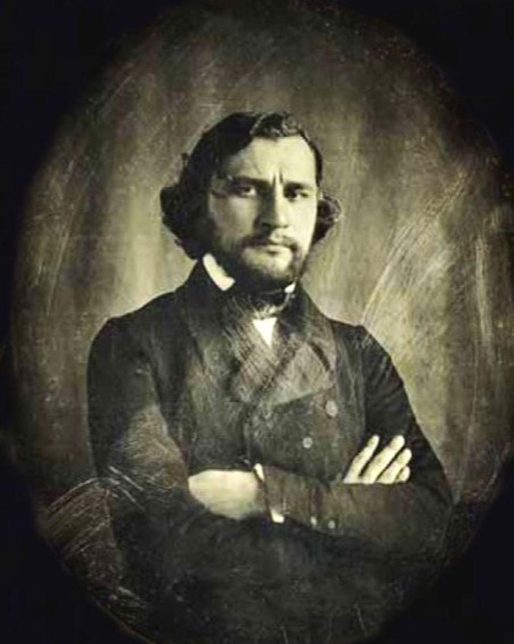 Огюст Биссон. Портрет Ивана Тургенева. 1847–1850. Государственный исторический музей, Москва