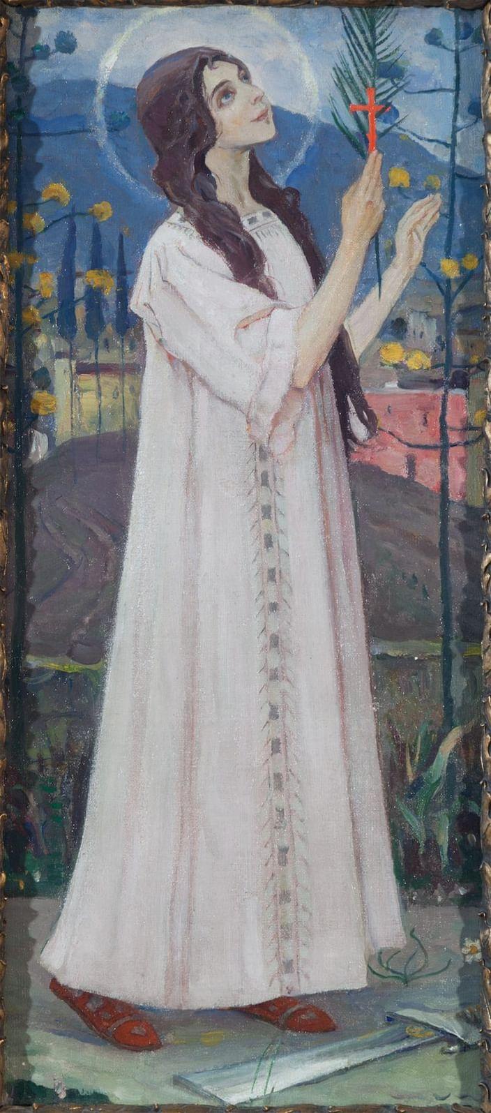Михаил Нестеров. Святая Варвара. 1894. Музей-квартира Н.С. Голованова, Москва
