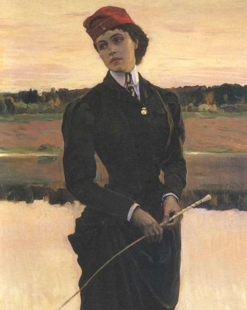 Михаил Нестеров. Портрет дочери Ольги (фрагмент). 1906. Государственный Русский музей, Санкт-Петербург