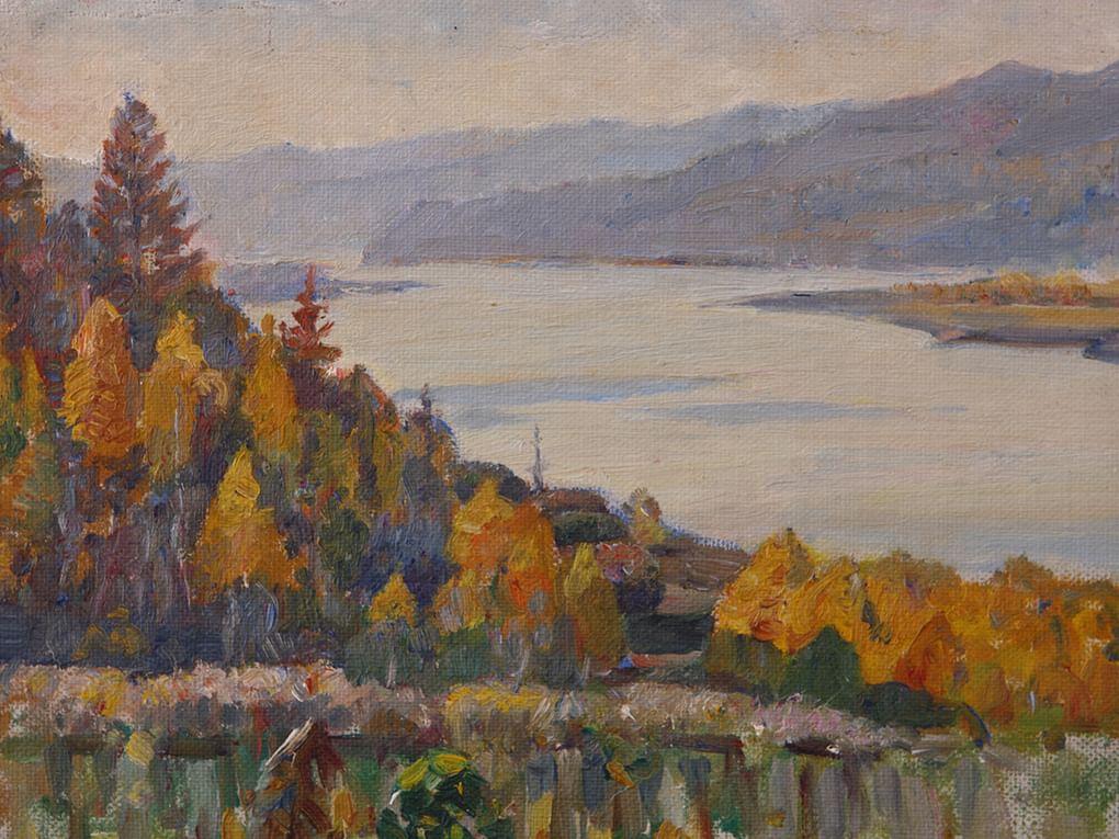 Василий Суриков. Енисей у Красноярска (фрагмент). 1909. Музей-усадьба В.И. Сурикова, Красноярск