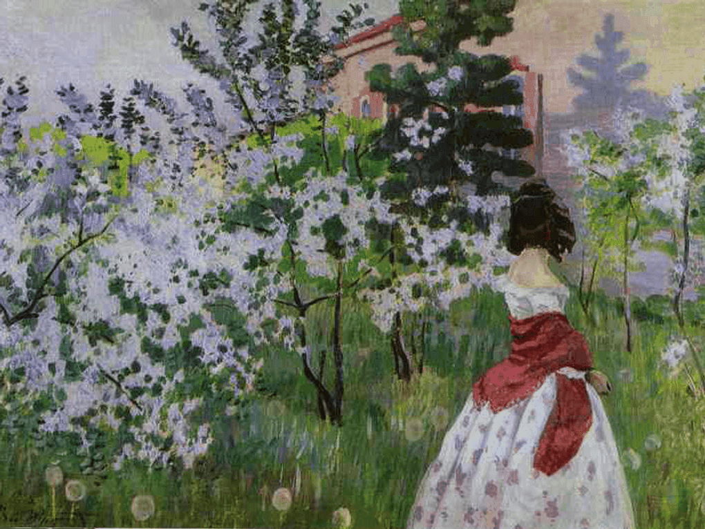 Виктор Борисов-Мусатов. Весна (фрагмент). 1898-1901. Государственный Русский музей, Санкт-Петербург