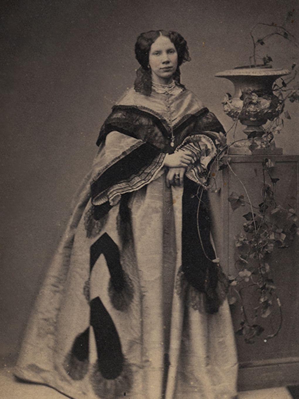 Мария Боткина, жена поэта Афанасия (Шеншина) Фета. Изображение: epitafii.ru