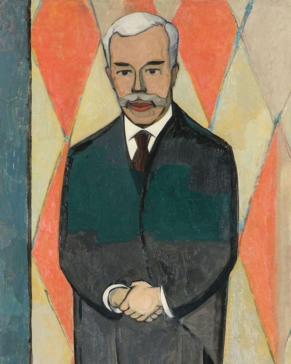 Кристиан Крон. Портрет Сергея Щукина (фрагмент). 1916. Государственный Эрмитаж, Санкт-Петербург
