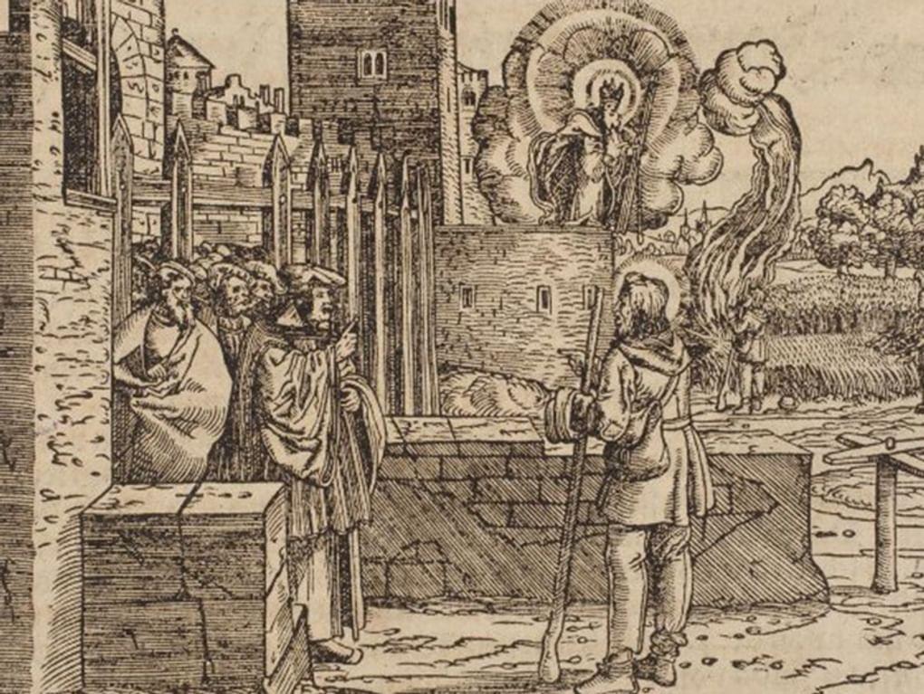 Неизвестный мастер. Лютер. Библия. Христос в виде странника (фрагмент). 1-я половина XVI века. Государственный музей изобразительных искусств им. А.С. Пушкина, Москва 