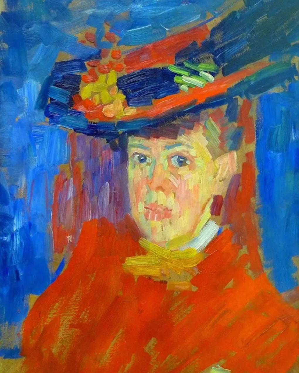 Алексей Явленский. Портрет Марианны Веревкиной (фрагмент). 1906. Музей Висбадена, Висбаден, Германия