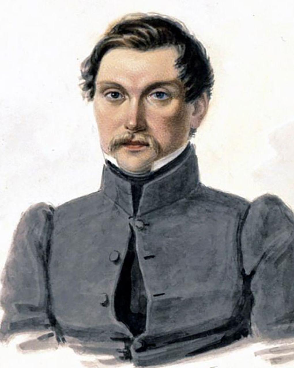 Николай Бестужев. Иван Пущин. 1837. Государственный музей изобразительных искусств имени А.С. Пушкина, Москва